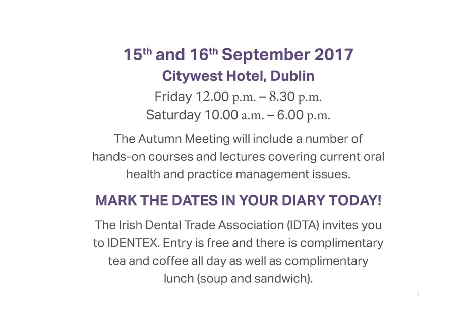 IDA Conference 2017 15th - 16th September